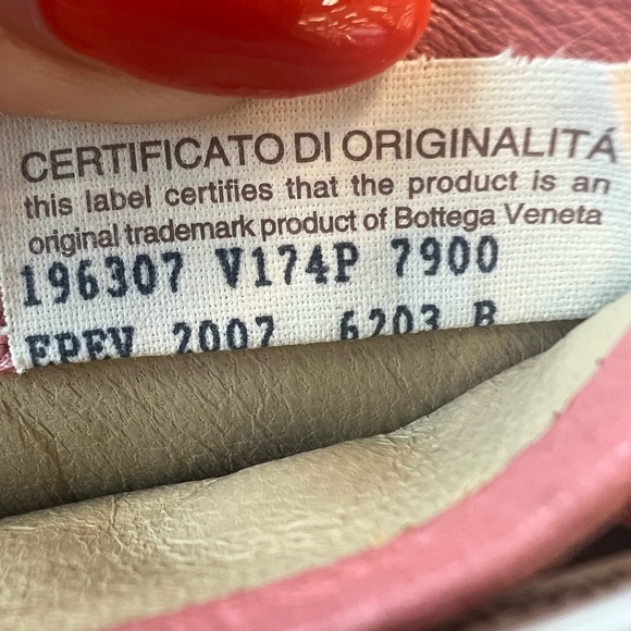 Bottega Veneta Vintage RARE Pink Wallet 196307 - Picture 5 of 9